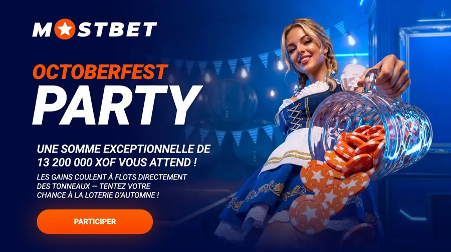 Octoberfest Party Mostbet, loterie d’automne